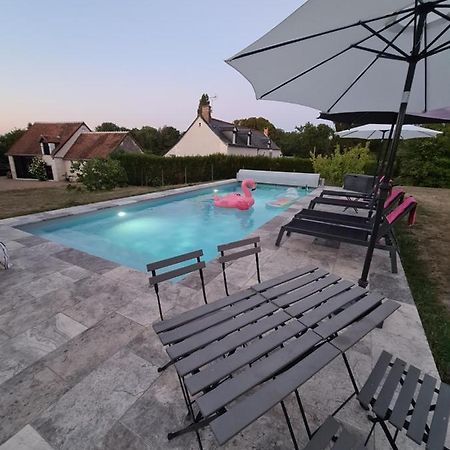Le Pressoir De La Metairie Villa Francueil Bagian luar foto