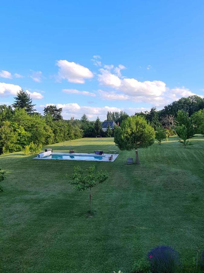 Le Pressoir De La Metairie Villa Francueil Bagian luar foto